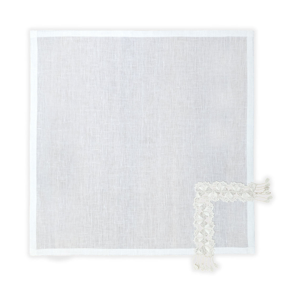 Hand Crochet Napkins, Set of 4