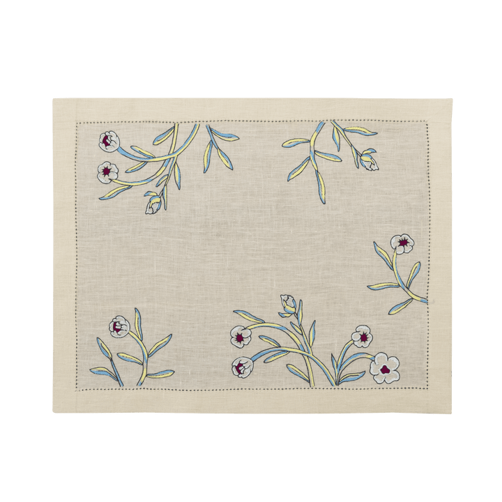 Floral Fresco Placemats, Set of 4