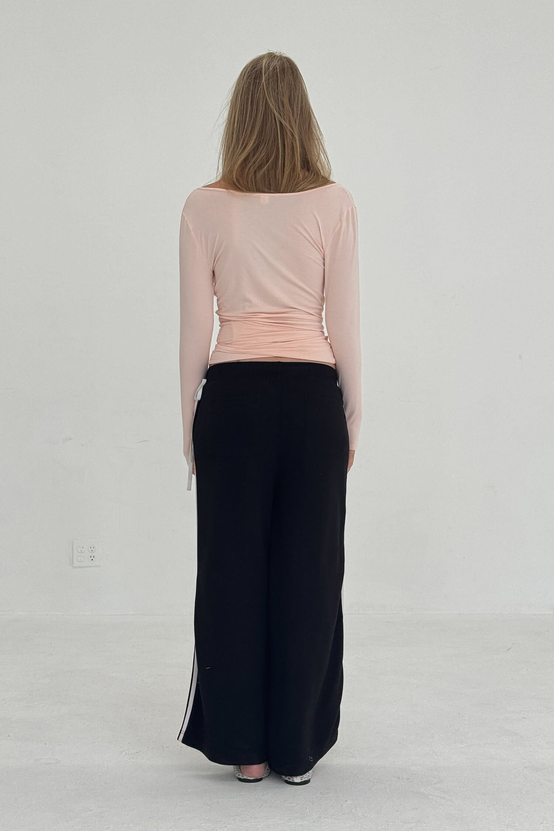Ballerina Wrap Top Powder Pink