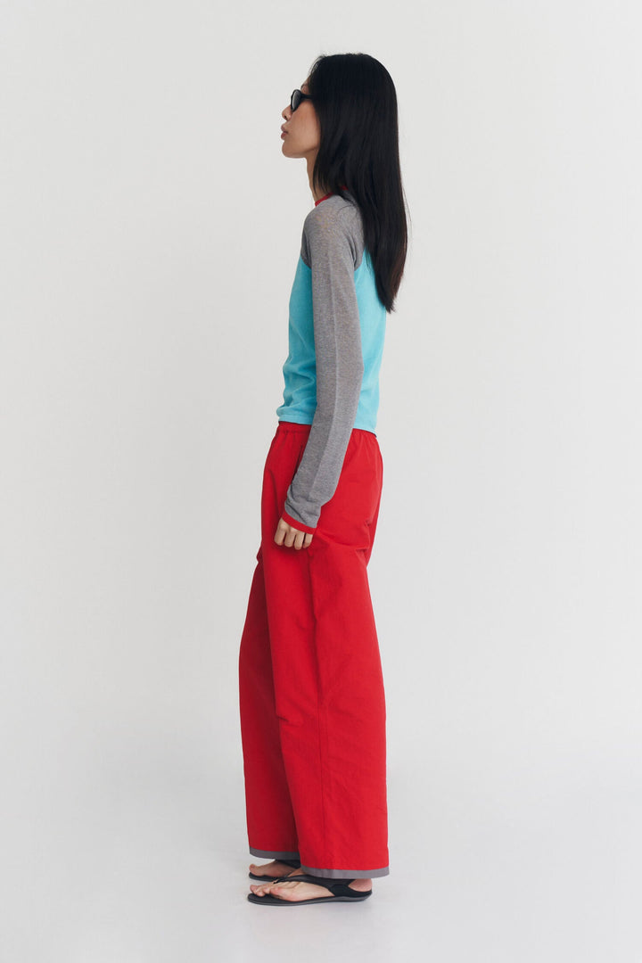 Mirinae Raglan Knit Top Geleira Multi