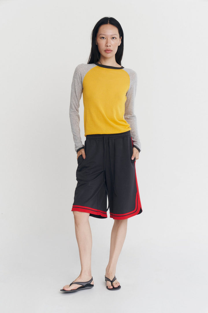 Mirinae Raglan Knit Top Maracuja Multi