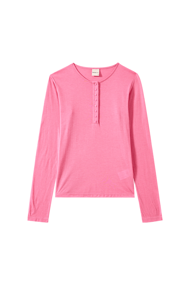 Haram Henley Top Pink