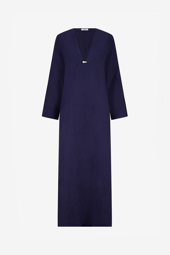 V Kaftan in Navy