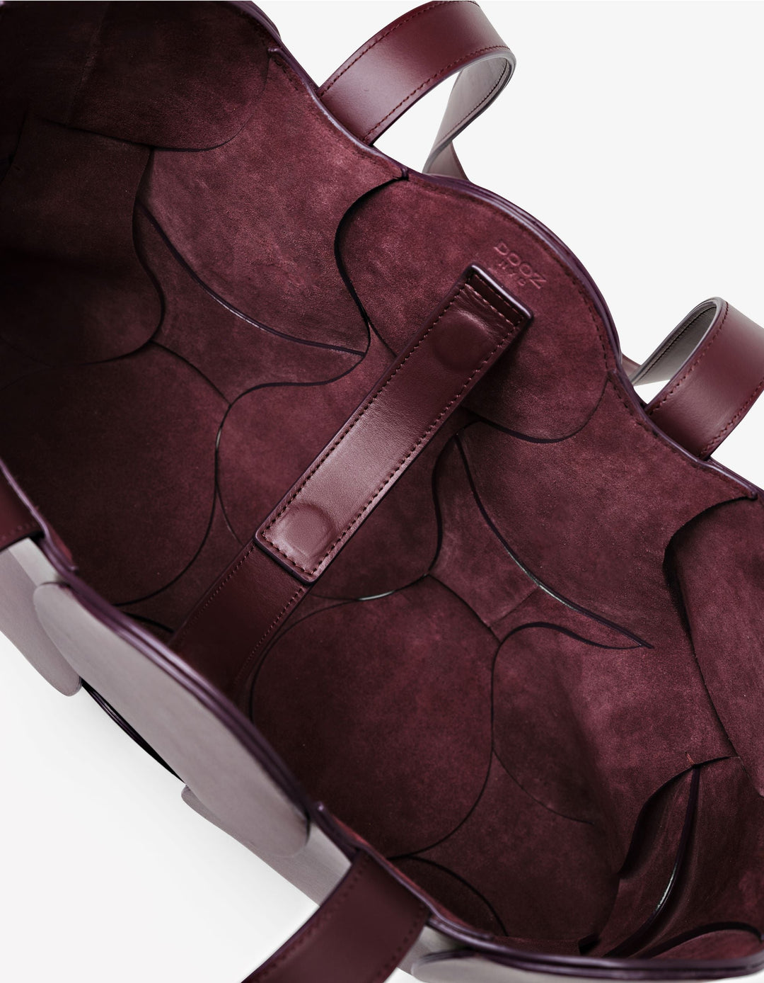 Gigi Leather Tote Oxblood