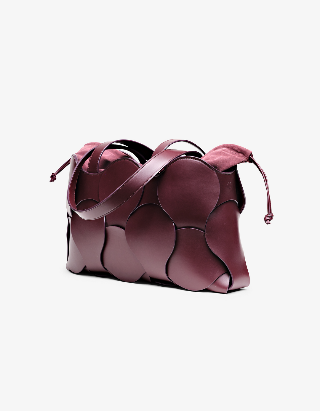 Gigi Leather Tote Oxblood