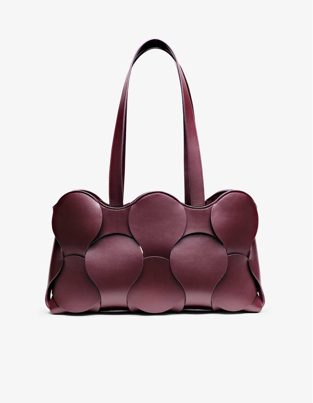Gigi Leather Tote Oxblood