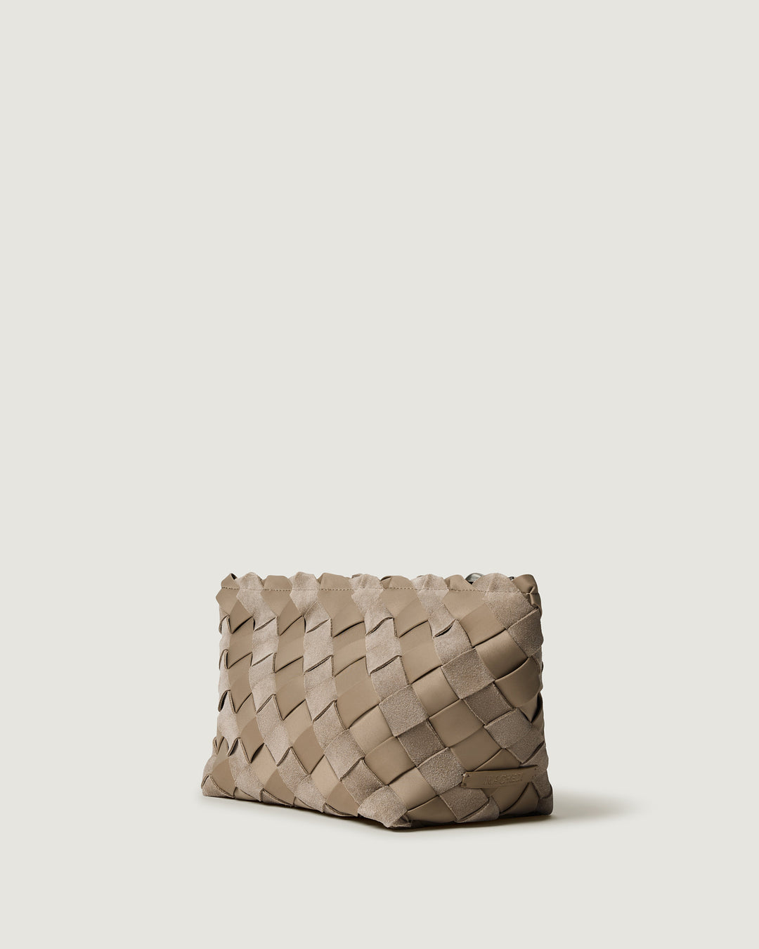 Gigi Large Clutch Suede &amp; Neoprene Bluff