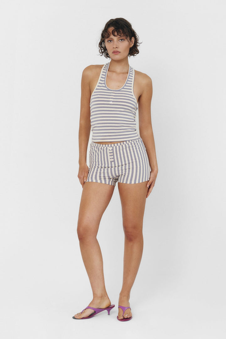 Bruna Halter Top Seaside Stripe