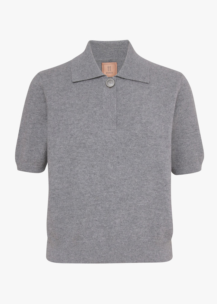 Dakota Cashmere Shirt Stone
