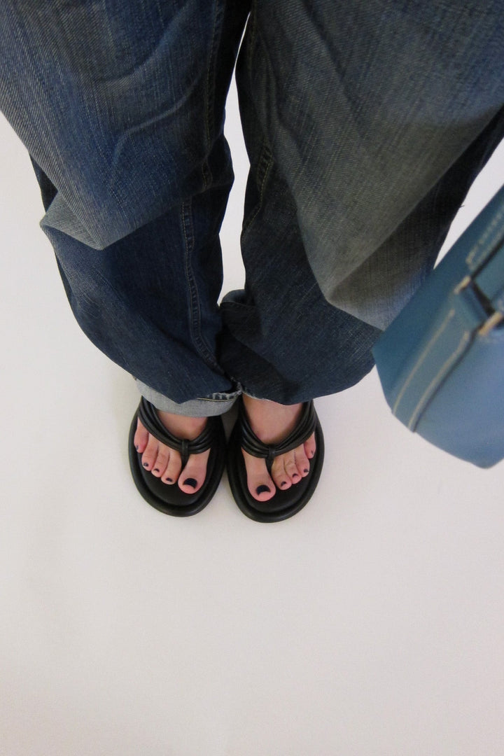 Harper Leather Thong Sandal
