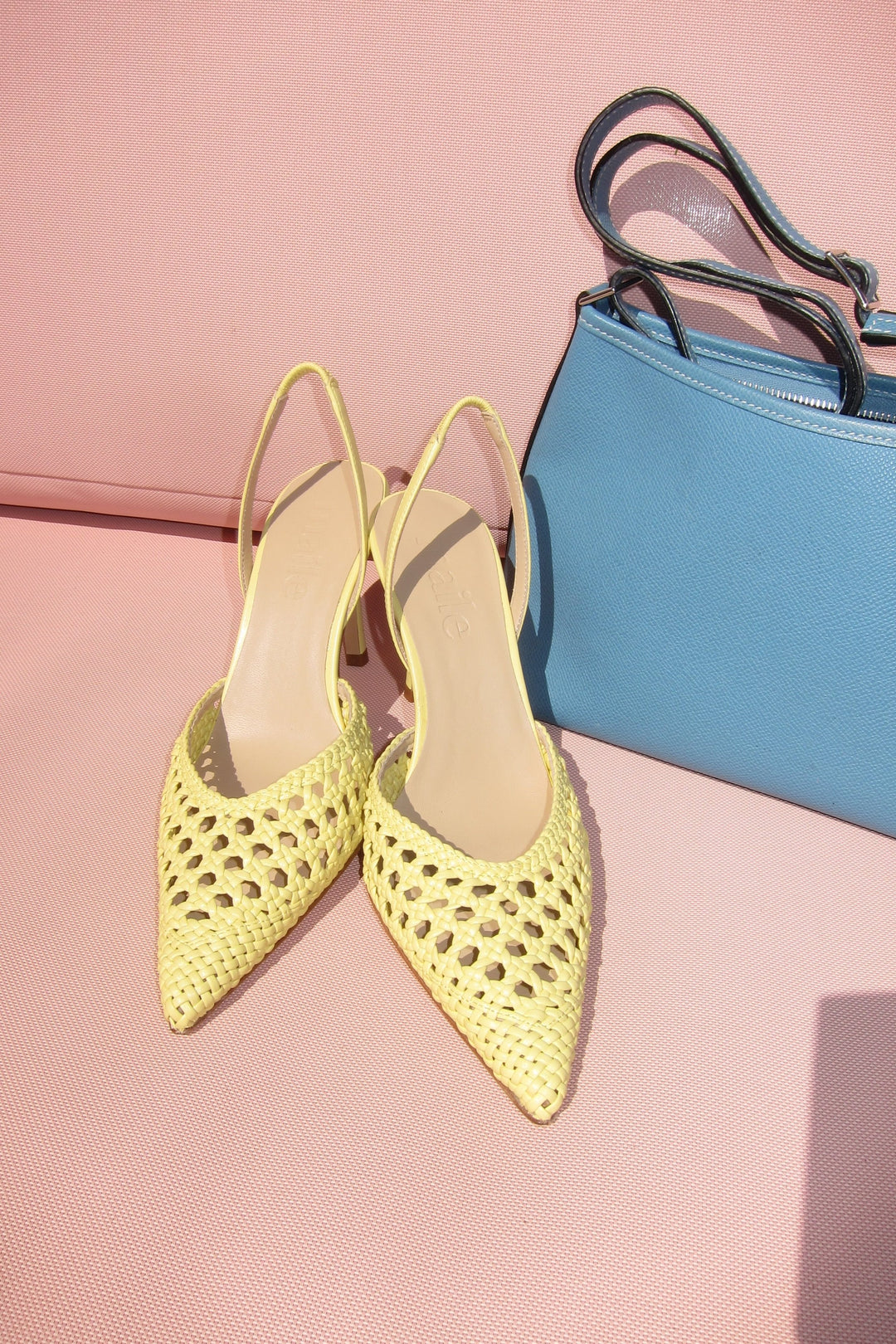 Juni Slingback Pumps Butter Yellow