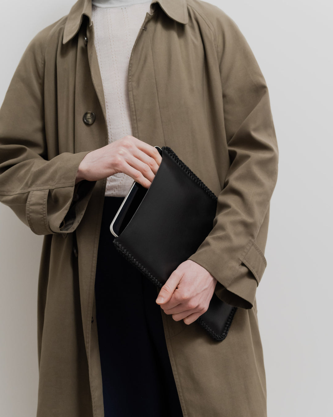 Laced Leather Ipad Sleeve