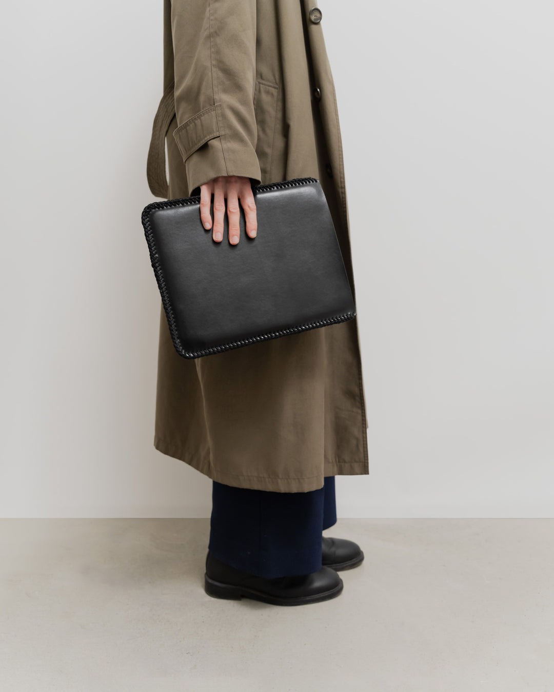Laced Leather Ipad Sleeve
