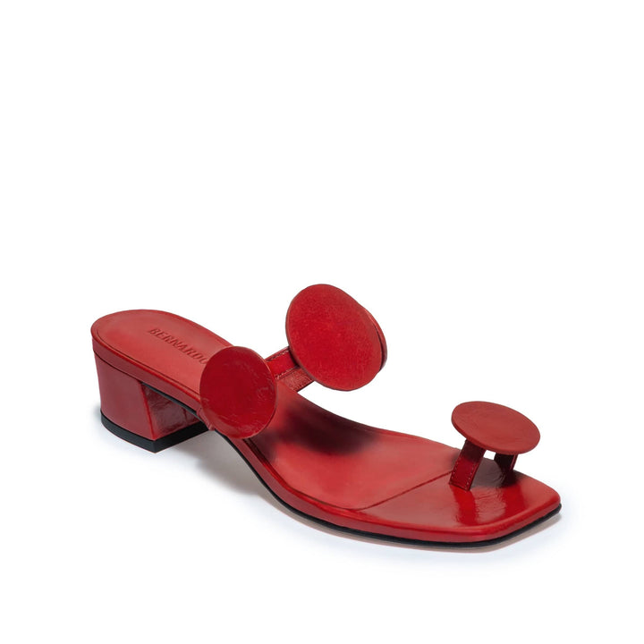 Jupiter Moon Low Heel Sandal Red