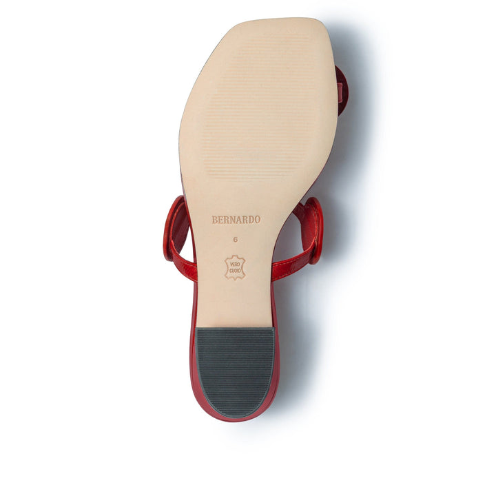 Jupiter Moon Low Heel Sandal Red