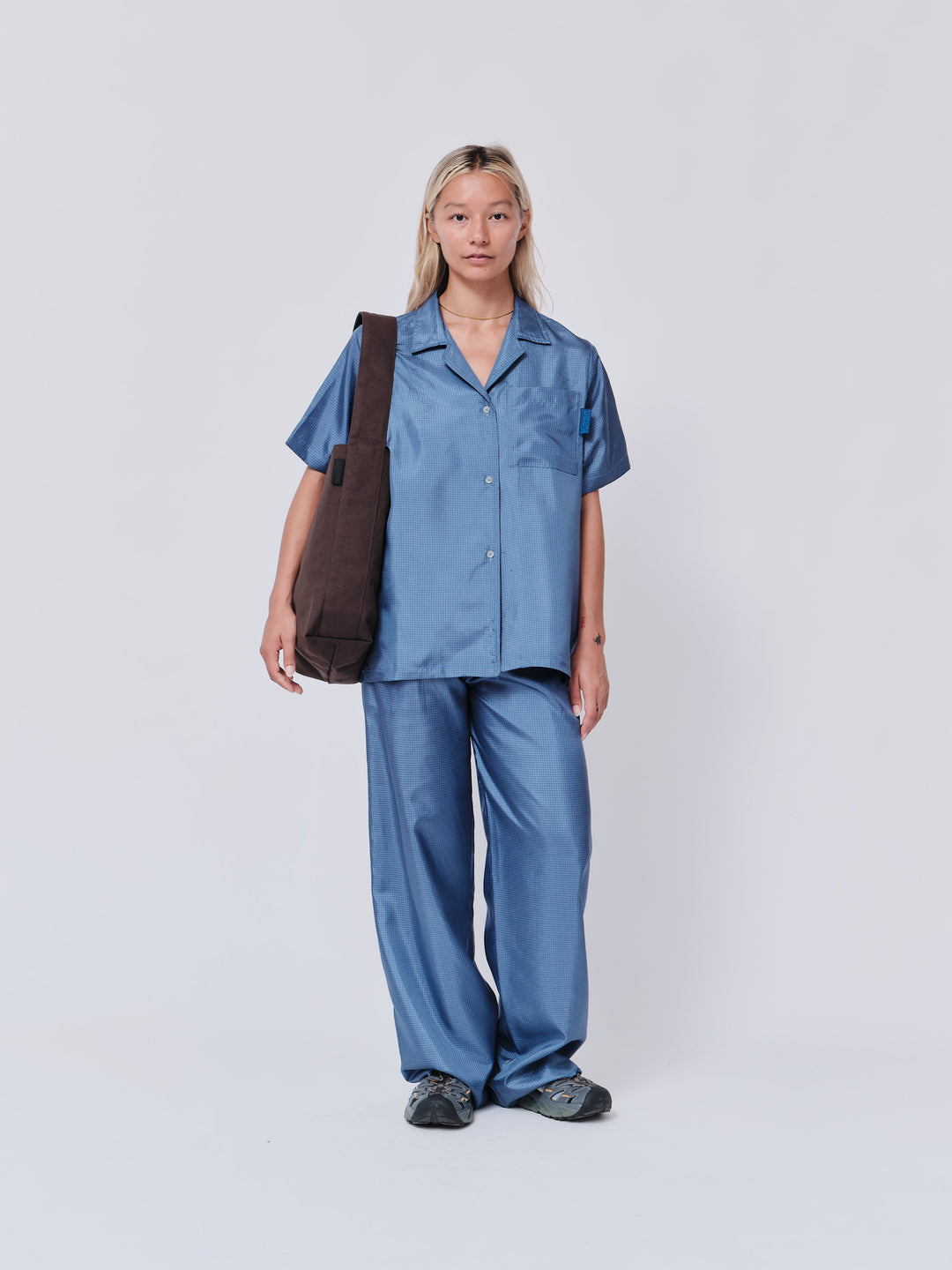 Midi Bucket Shoulder Bag Bourbon