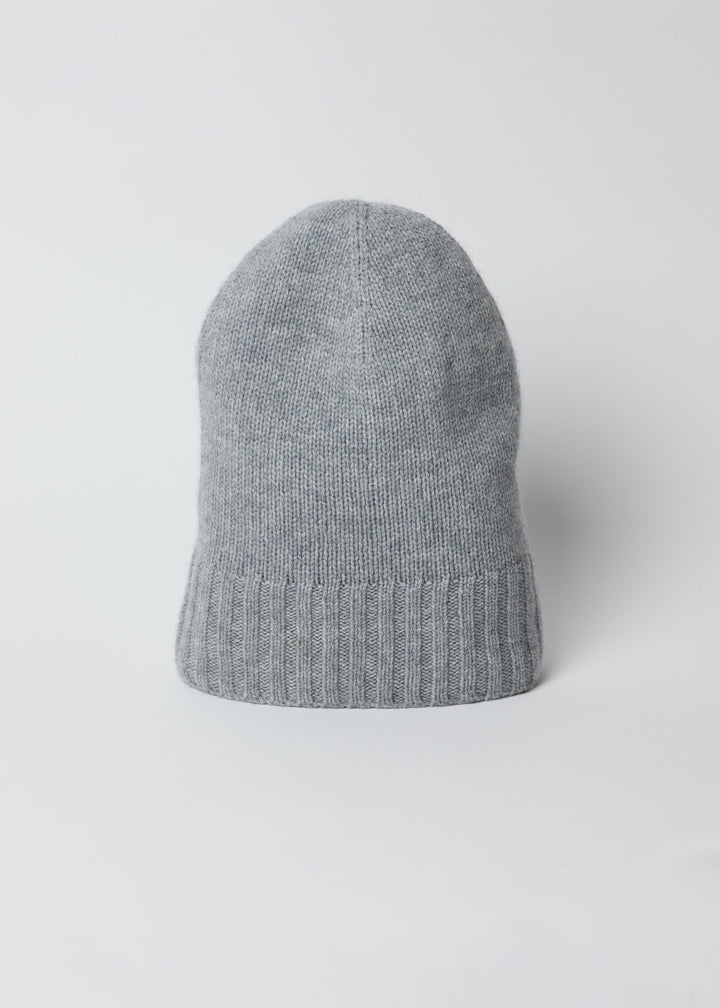 Classic Cashmere Slouchy Beanie Grey
