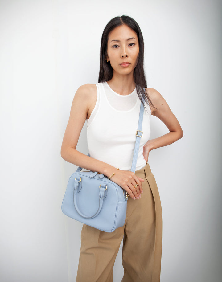 La Corsa Leather Bowling Bag
