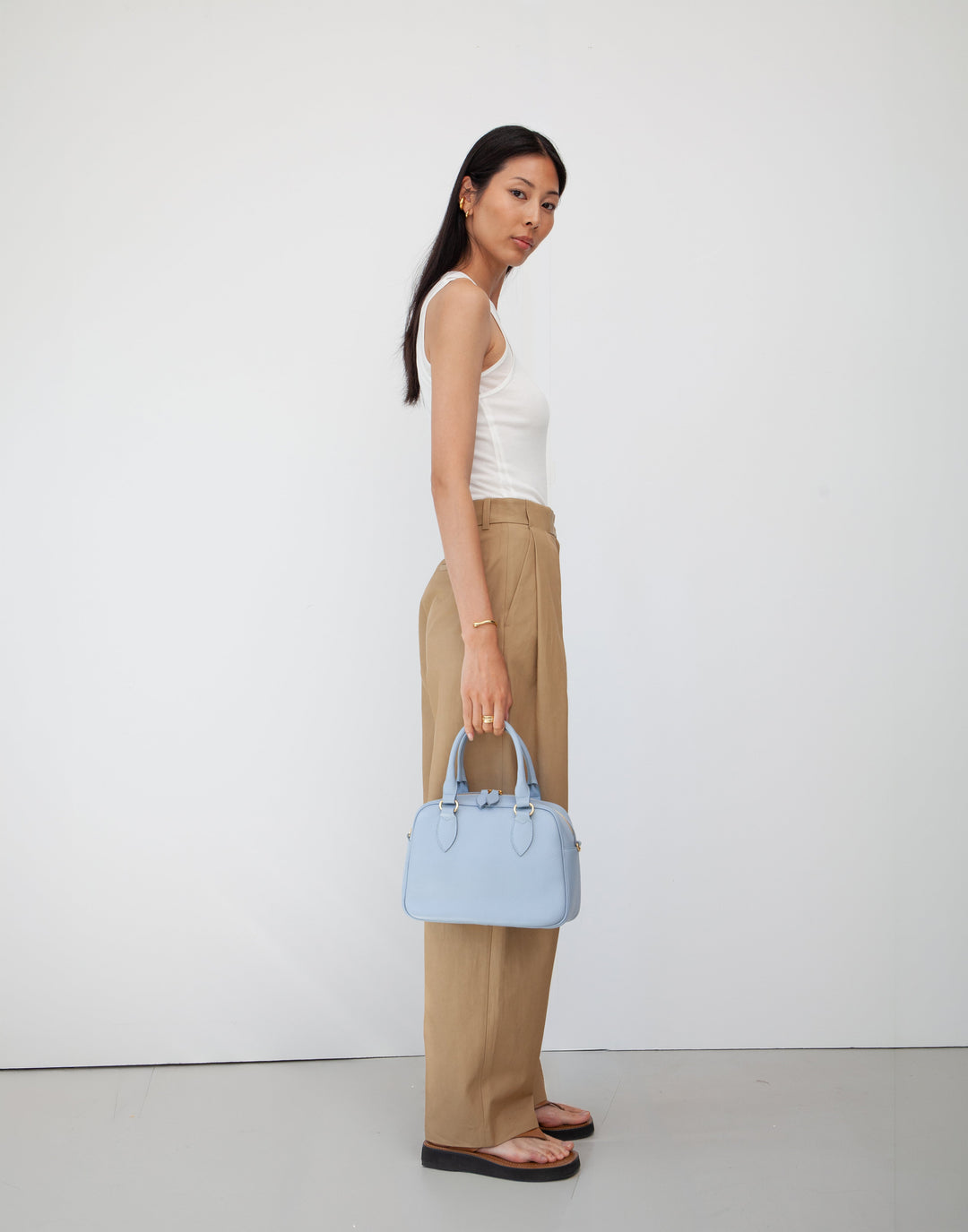 La Corsa Leather Bowling Bag