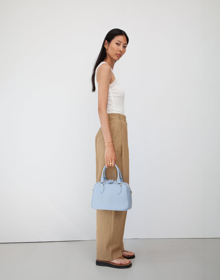 La Corsa Leather Bowling Bag