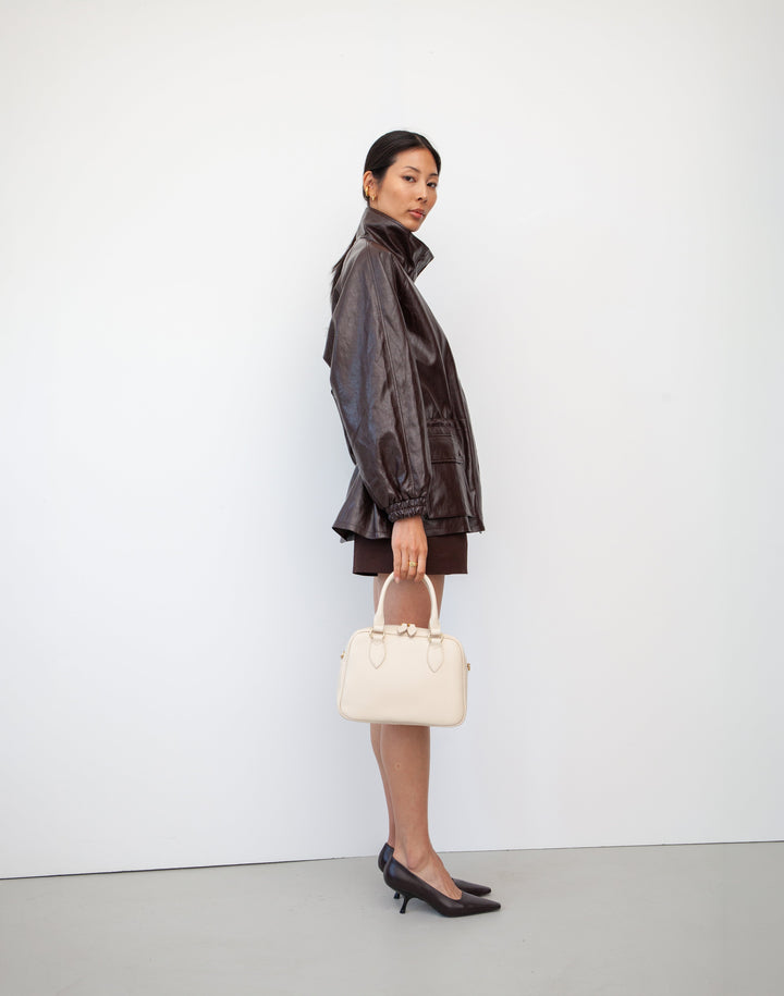 La Corsa Leather Bowling Bag