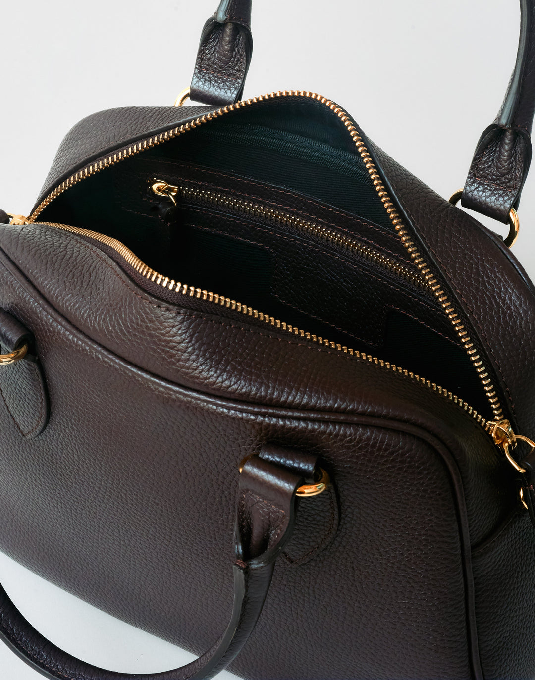 La Corsa Leather Bowling Bag