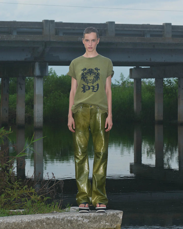 PV Tiger Printed Tee Olive