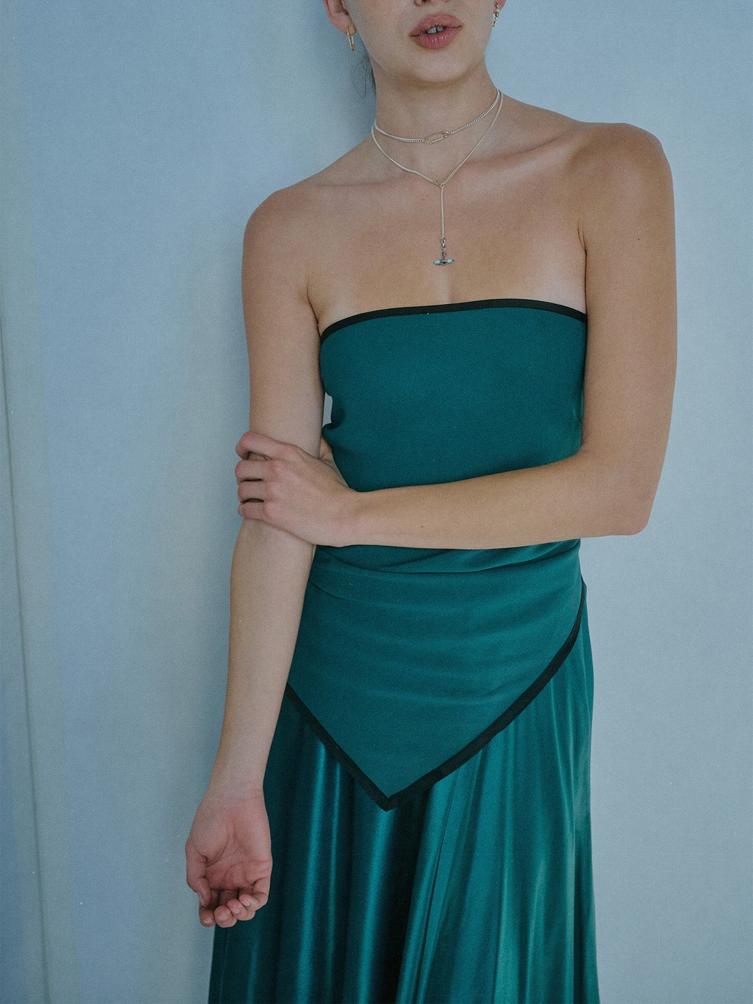 Lunette Barbell Link Necklace