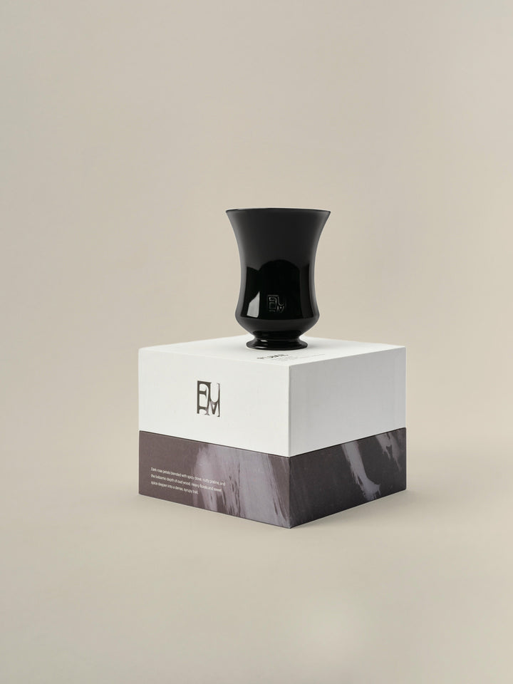 Lacquered Rose Candle