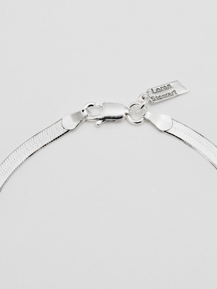 Sterling Silver Herringbone Bracelet