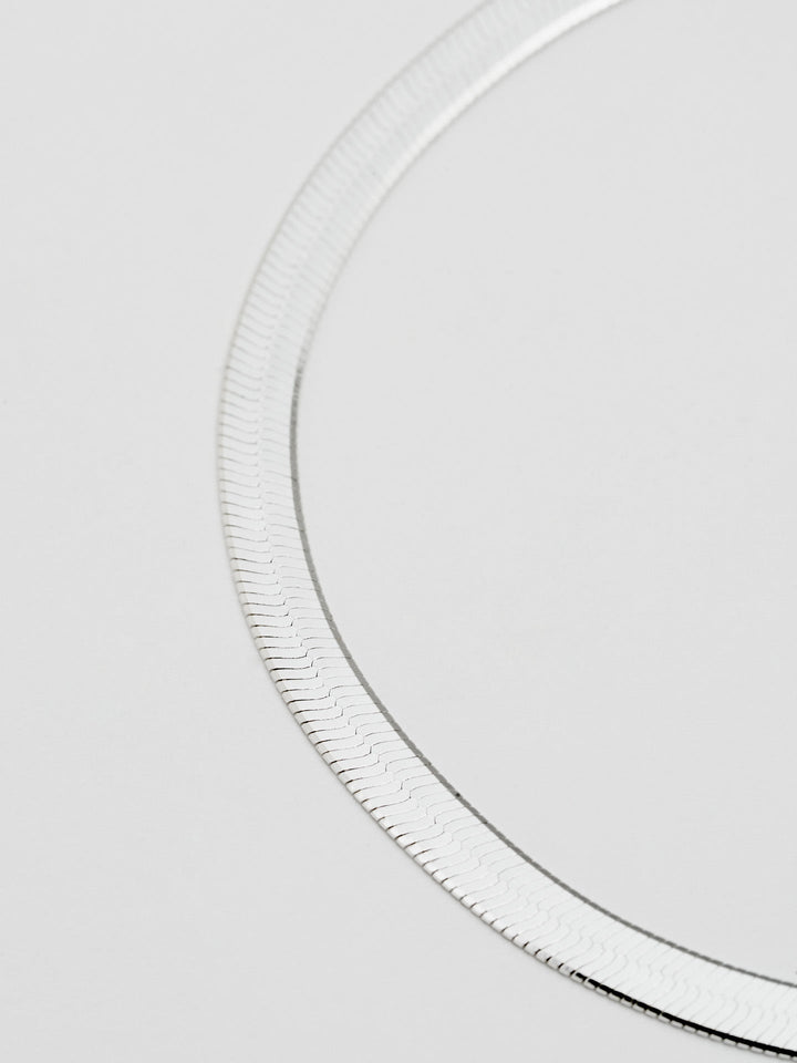 Sterling Silver Herringbone Bracelet