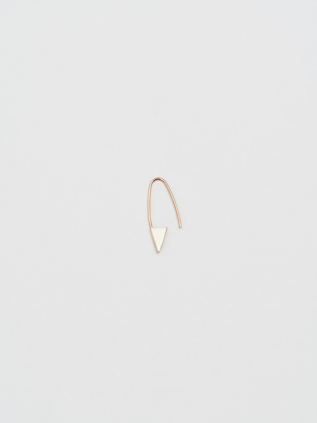 Mini Triangle Safety Pin Earring