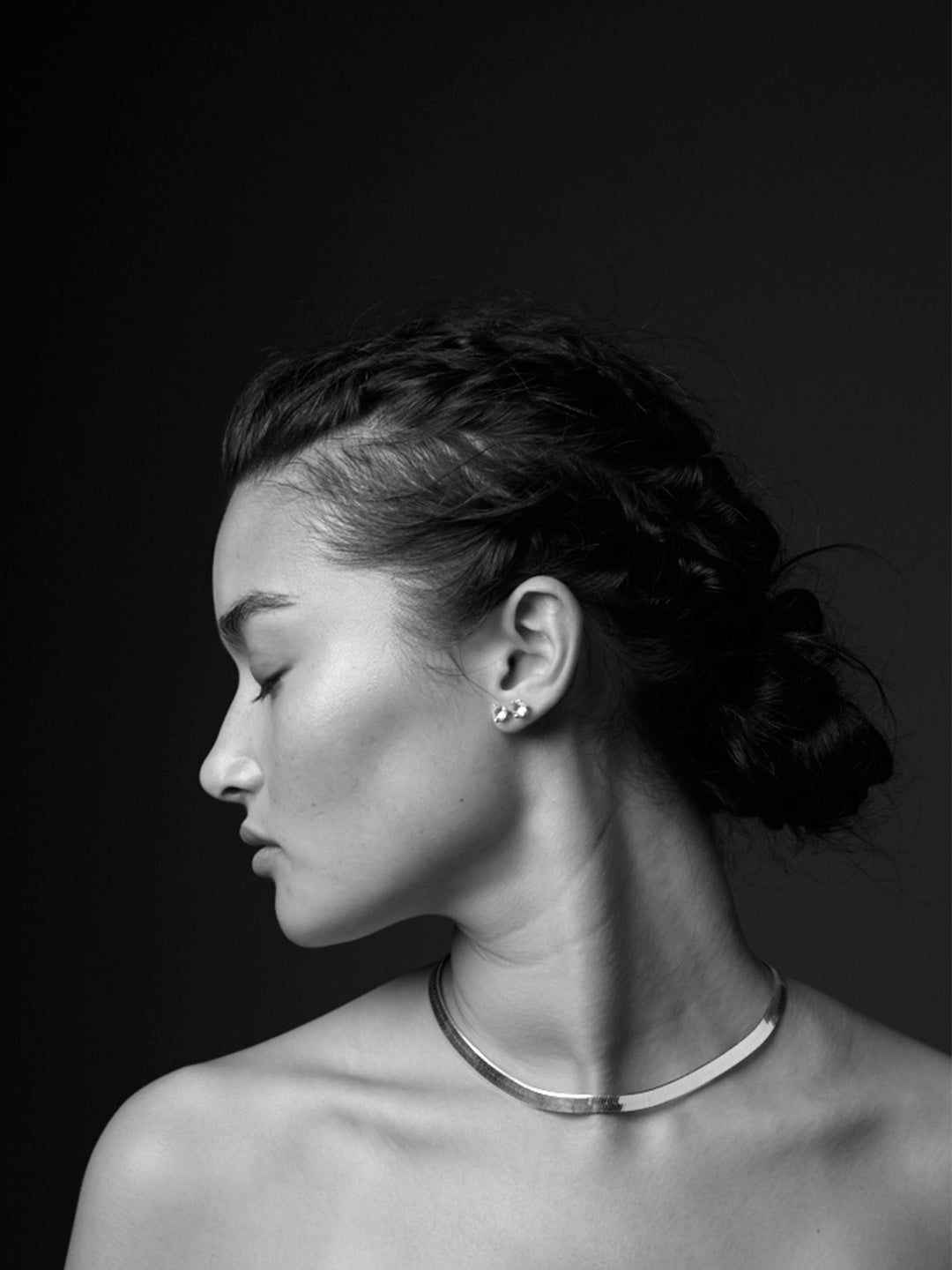 Vermeil XL Herringbone Necklace