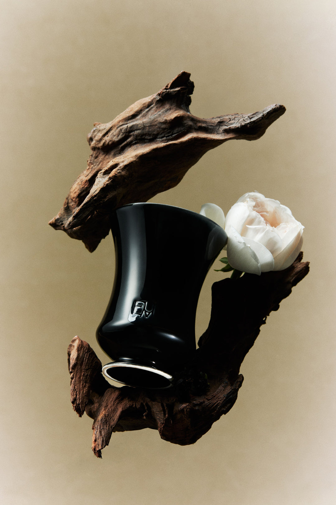 Lacquered Rose Candle