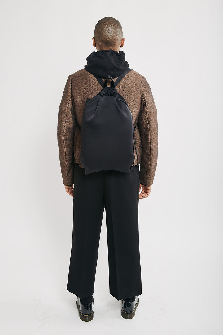 Nylon Large Drawstring Backpack