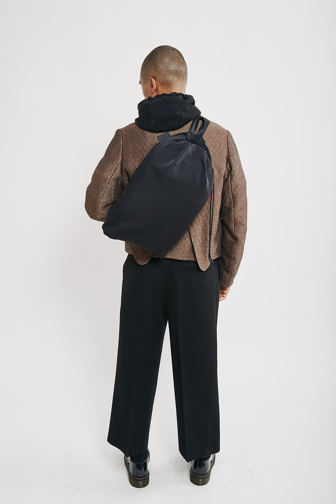 Nylon Large Drawstring Backpack