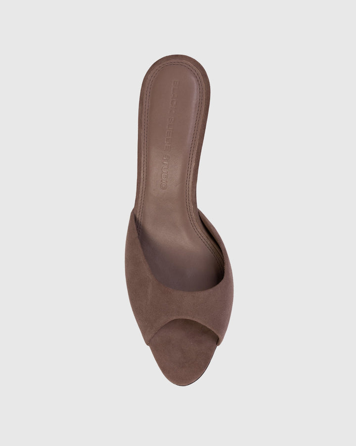 Jazz 70 Suede Mule Taupe