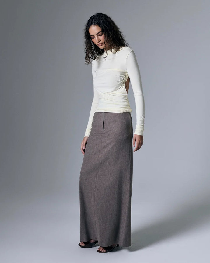Romy Open Back Top Butter