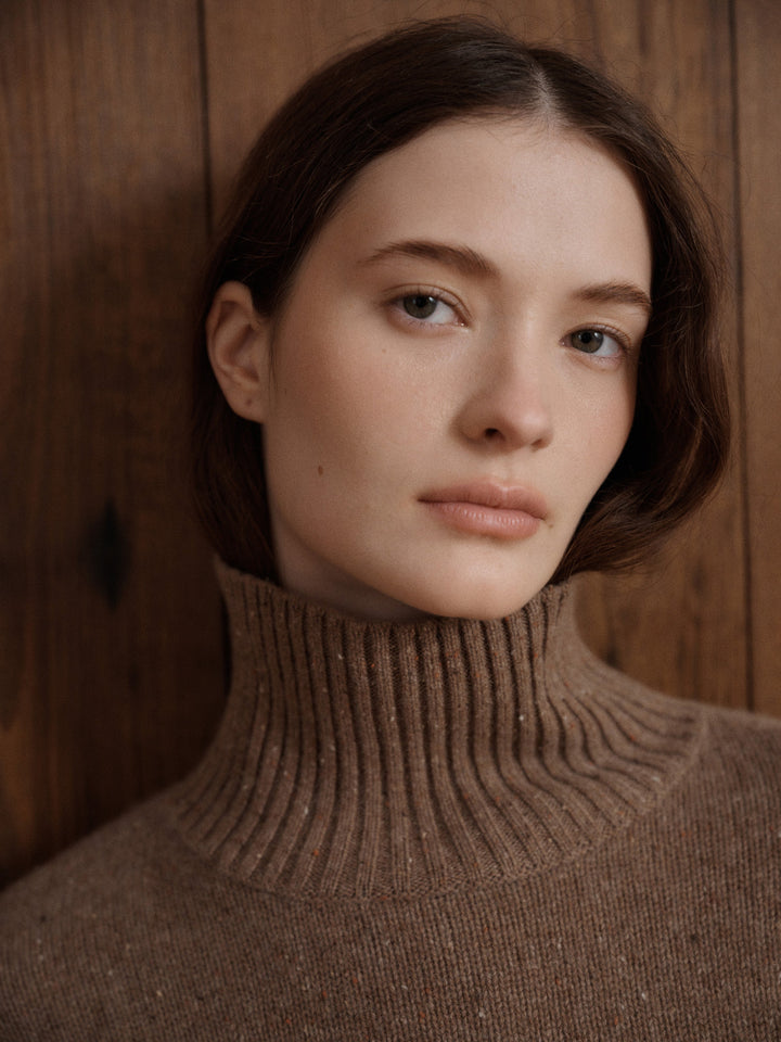 Maja Turtleneck Cashmere Sweater