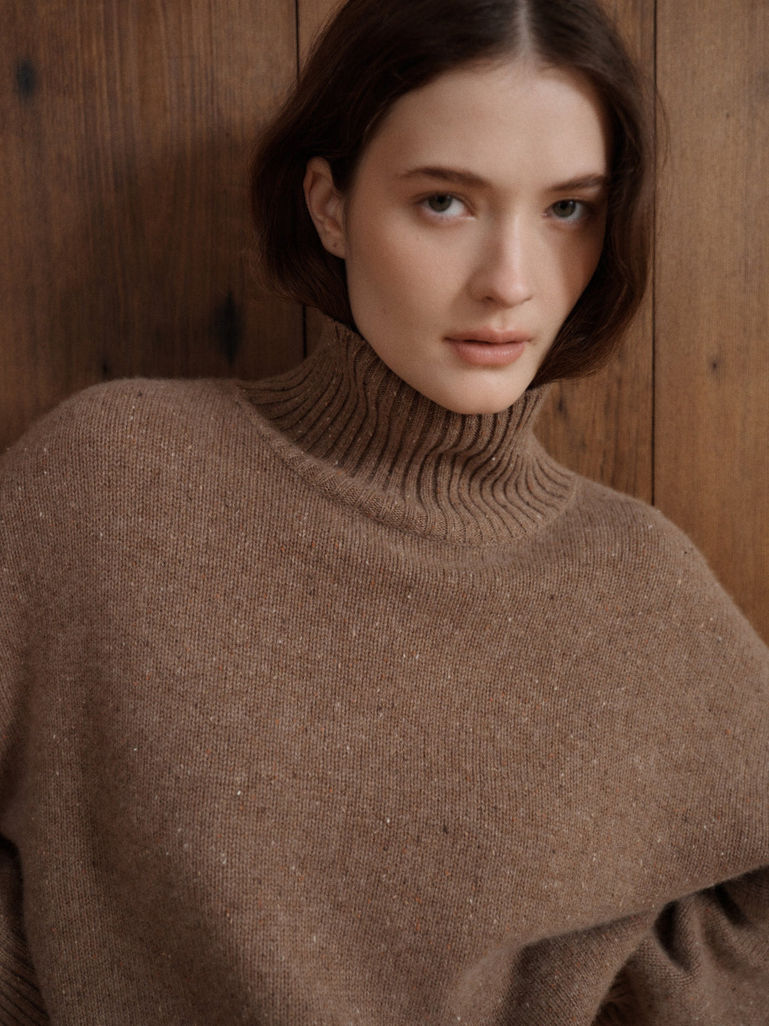 Maja Turtleneck Cashmere Sweater