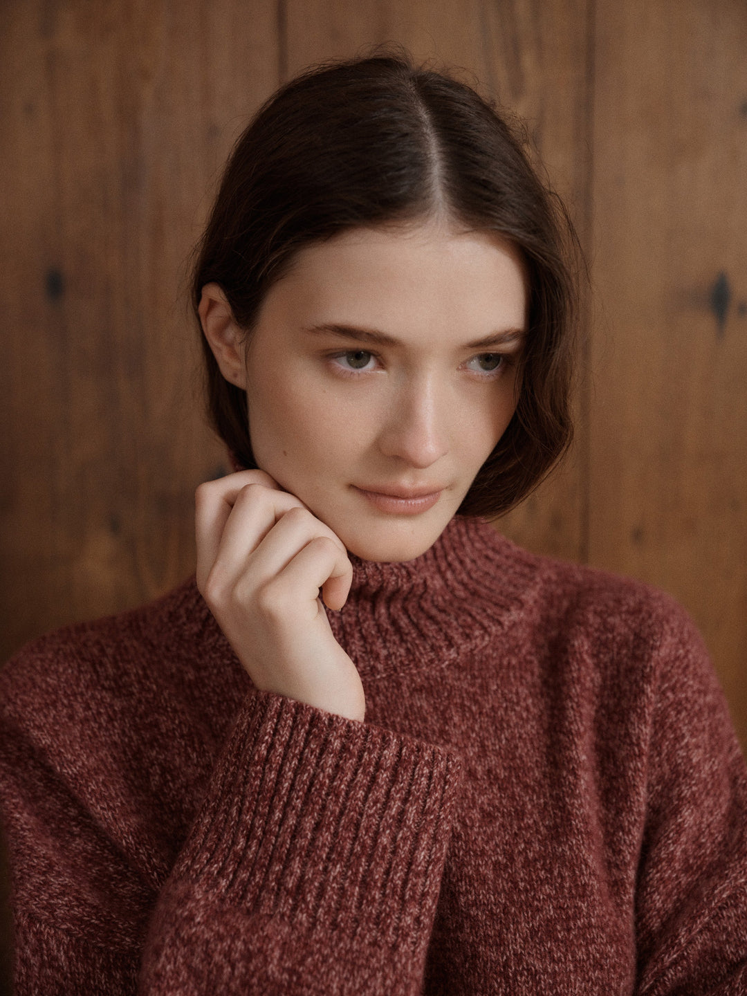 Maja Turtleneck Cashmere Sweater