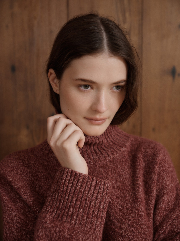 Maja Turtleneck Cashmere Sweater