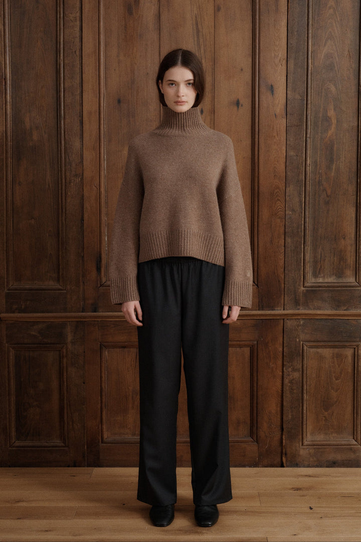Maja Turtleneck Cashmere Sweater