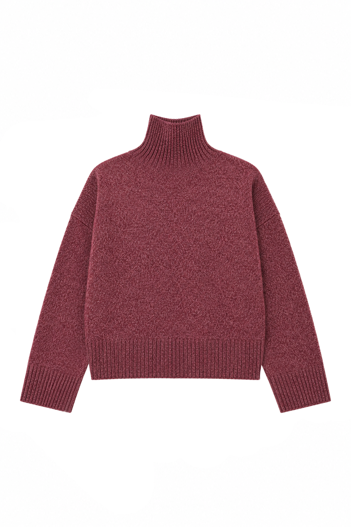 Maja Turtleneck Cashmere Sweater