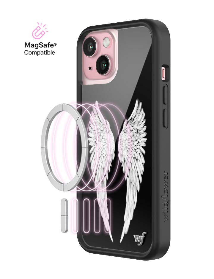 Angel Baby Black iPhone Case