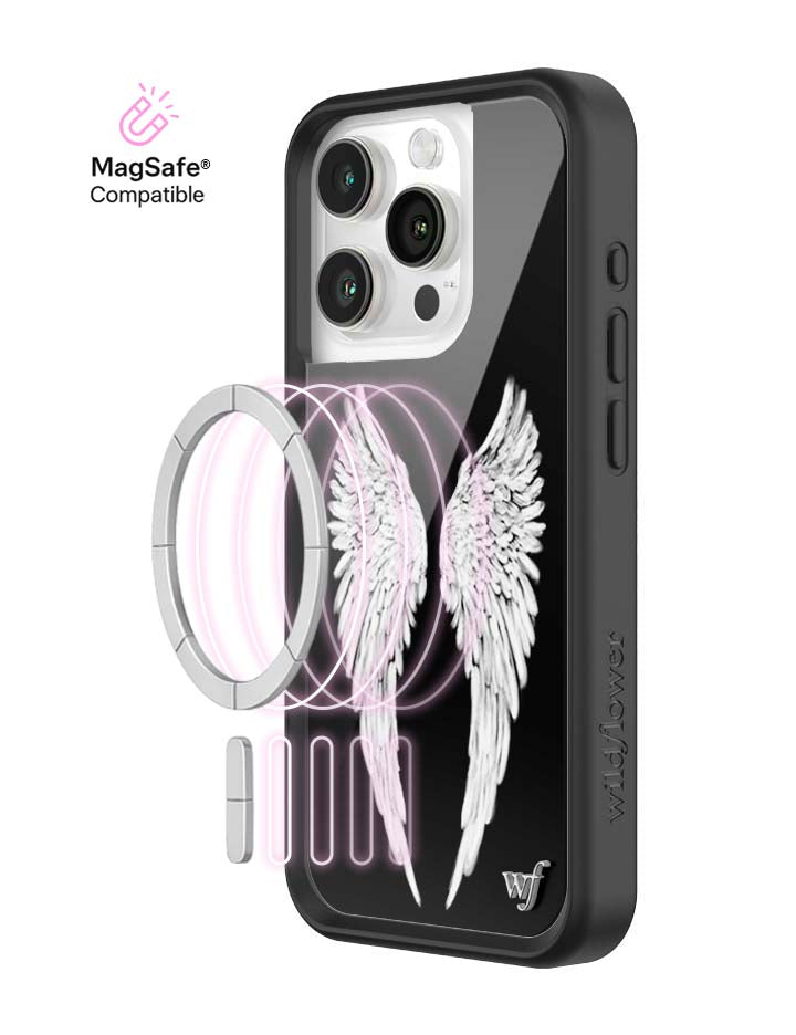 Angel Baby Black iPhone Case