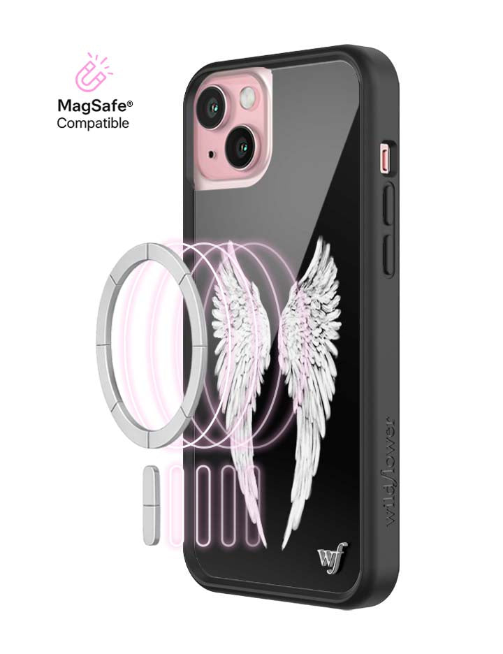 Angel Baby Black iPhone Case