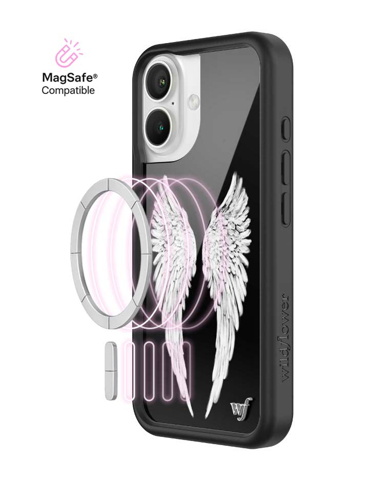 Angel Baby Black iPhone Case
