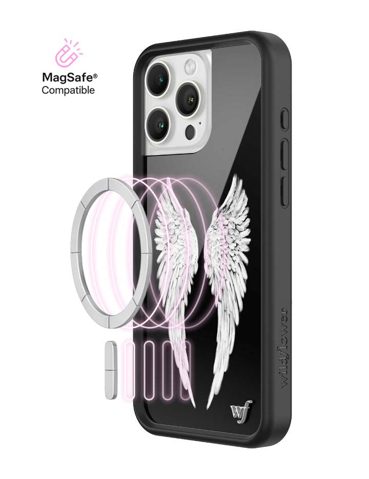 Angel Baby Black iPhone Case