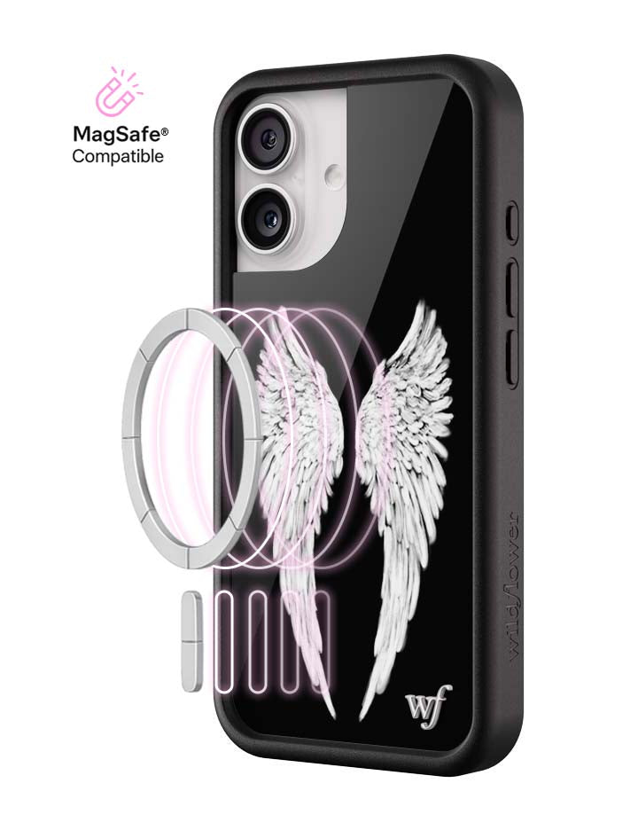 Angel Baby Black iPhone Case